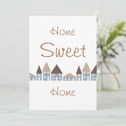 Huishoudelijke opwarming kaart (Staand voorkant)