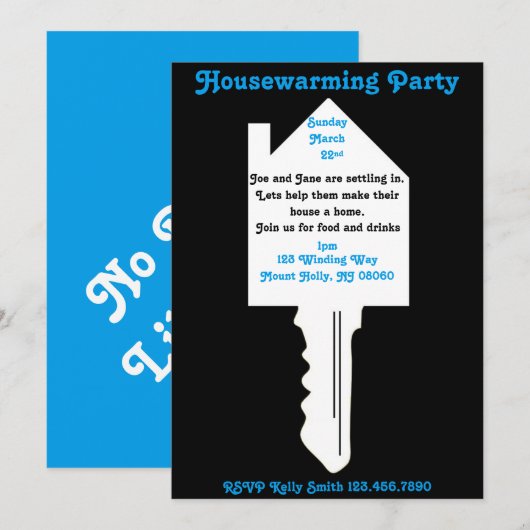 Huishoudelijke opwarming kaart (Voorkant / Achterkant)