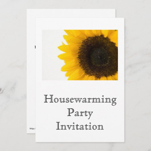 Huishoudelijke opwarming kaart (Voorkant / Achterkant)