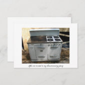 Huishoudelijke opwarming kaart (Voorkant / Achterkant)