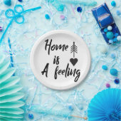 Huishoudelijke opwarming papieren bordje (Feest)