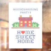 Huishoudelijke opwarming raamsticker (Vel 2)