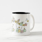 Huishoudelijke opwarming tweekleurige koffiemok (Voorkant rechts)