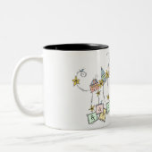 Huishoudelijke opwarming tweekleurige koffiemok (Links)