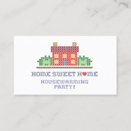 Huishoudelijke opwarming visitekaartje