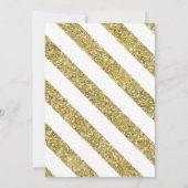 Huishoudelijke opwarming | Winter Glitter Gold en  Kaart (Achterkant)