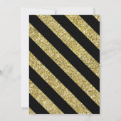 Huishoudelijke opwarming | Winterglitter Gold en z Kaart (Achterkant)