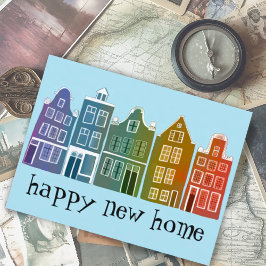 Huishoudelijke opwarmingsklinieken Amsterdam Reis Briefkaart