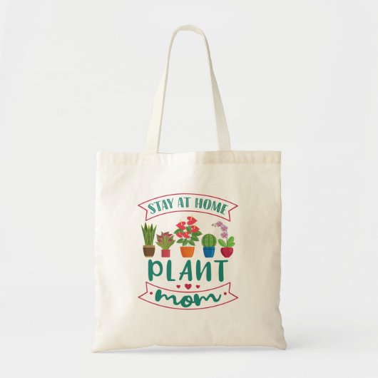 Huishoudelijke oversteek thuis Plant mama Tote Bag (Voorkant)