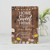 Huishoudelijke partij Housewarming Key Home Sweet  Kaart (Staand voorkant)