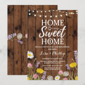 Huishoudelijke partij Housewarming Key Home Sweet  Kaart (Voorkant / Achterkant)