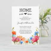 Huishoudelijke partij kaart (Staand voorkant)