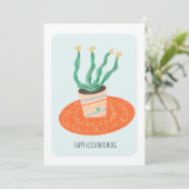 Huishoudelijke Plant van Cactus House Art New Home (Staand voorkant)