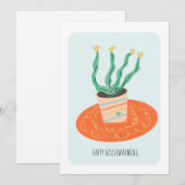 Huishoudelijke Plant van Cactus House Art New Home (Voorkant / Achterkant)