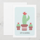 Huishoudelijke Planten Nieuwe thuisKaart (Voorkant / Achterkant)