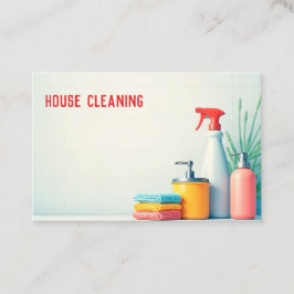 Huishoudelijke reiniging QR Visitekaartje