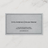 Huishoudelijke reinigingsapparatuur | Reiniging Lo Visitekaartje (Achterkant)