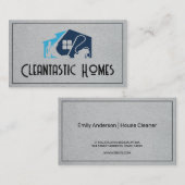 Huishoudelijke reinigingsapparatuur | Reiniging Lo Visitekaartje (Voorkant / Achterkant)