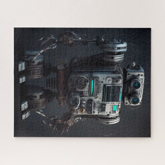 Huishoudelijke robot legpuzzel (Horizontaal)