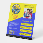 ⭐️Huishoudelijke Schoonmaak Bedrijfs Ondertekening Reclamebord Met Voetstuk (Voorkant)