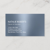 Huishoudelijke Schoonmaak Huishoudelijke Roos Goud Visitekaartje (Achterkant)