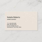 Huishoudelijke Schoonmaak Magische Veer Duster Hui Visitekaartje (Achterkant)