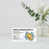 Huishoudelijke schoonmaak | Maid Services Visitekaartje (Staand voorkant)