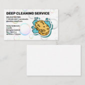 Huishoudelijke schoonmaak | Maid Services Visitekaartje (Voorkant / Achterkant)