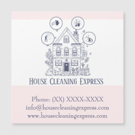 Huishoudelijke schoonmaak thuisdiensten charmerend