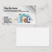 huishoudelijke schoonmaakbenodigdheden | Maid Serv Visitekaartje (Voorkant / Achterkant)