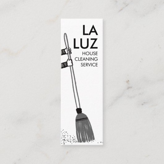 Huishoudelijke schoonmaakbeurten Stapsgewijze bere Mini Visitekaartje (Voorkant)