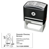 Huishoudelijke schoonmaakdiensten  zelfinktende stempel (In situ)