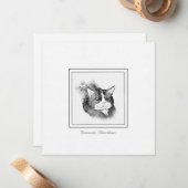 Huishoudelijke schoorsteenkool en schoorsteenkool notitiekaartje (Voorkant / Achterkant in situ)