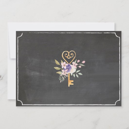 Huishoudelijke verwarming Home Sweet Home Key Flow Kaart (Achterkant)