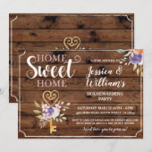 Huishoudelijke verwarming Startbloemen Hout Kaart (Voorkant / Achterkant)