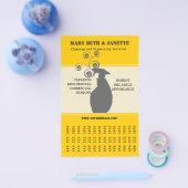 Huishoudelijke warenhuisschoonmaak flyer (Enkel)