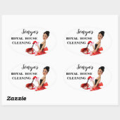 Huishoudelijke wasmachines ovale sticker (Vel)