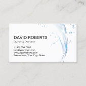 Huishoudelijke waterstromen visitekaartje (Achterkant)