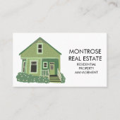 Huishoudelijke woningen woningen woningbezit visitekaartje (Voorkant)