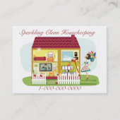 Huishoudelijke zaken visitekaartje (Voorkant)