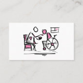 Huishoudelijke zorg. Thuiszorg: thuiszorg Visitekaartje (Achterkant)