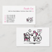 Huishoudelijke zorg. Thuiszorg: thuiszorg Visitekaartje (Voorkant / Achterkant)