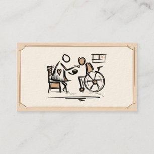 Huishoudelijke zorg. Thuiszorg. Thuiszorg Visitekaartje