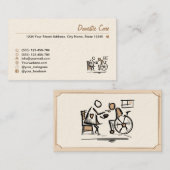 Huishoudelijke zorg. Thuiszorg. Thuiszorg Visitekaartje (Voorkant / Achterkant)