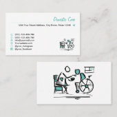 Huishoudelijke zorg. Thuiszorg: thuiszorg Visitekaartje (Voorkant / Achterkant)