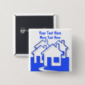 Huishoudens Button Pin (Voorkant /achterkant)