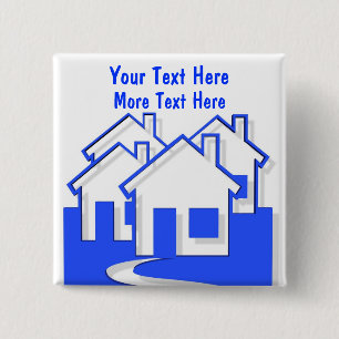 Huishoudens Button Pin