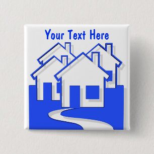 Huishoudens Button Pin