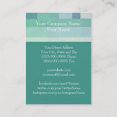 Huishoudens door Paul Klee Visitekaartje (Achterkant)