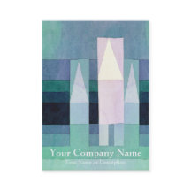 Huishoudens door Paul Klee Visitekaartje